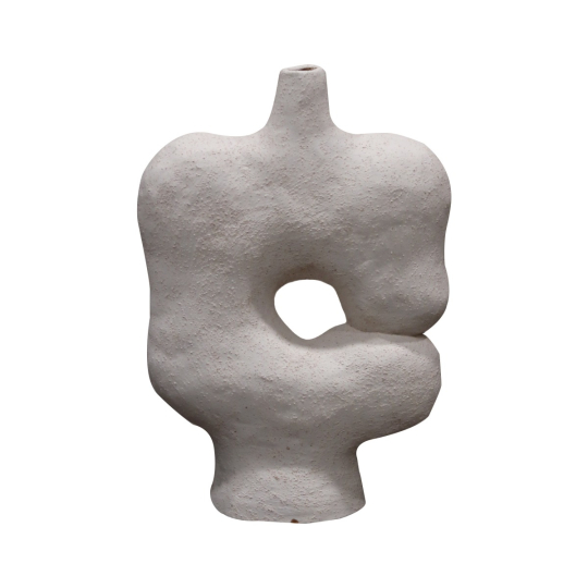 Alurevia Terracotta Abstract Vase