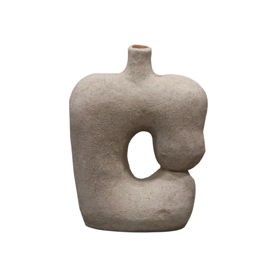 Nyelisse Terracotta Abstract Vase