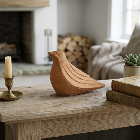 Room setting Omireva Terracotta Bird Figurine
- Artisans rose 
 