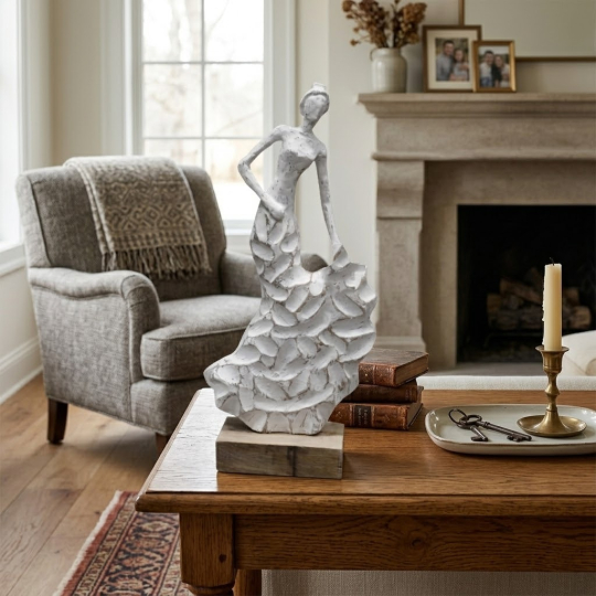 Room setting Orlanthia Lady Sculpture - Artisans rose 