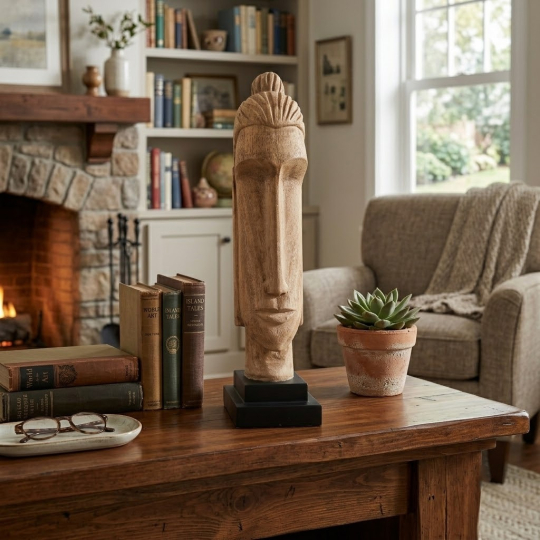 Room Setting Buddha Curio On Stand - Artisans rose
