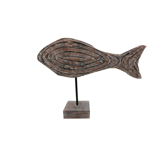 Lunethia Fish Curio On Stand 