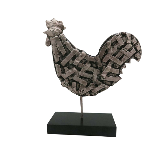 Saravelle Rooster Curio On Stand