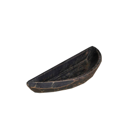 Oban Boat-Shaped Wooden Shelf