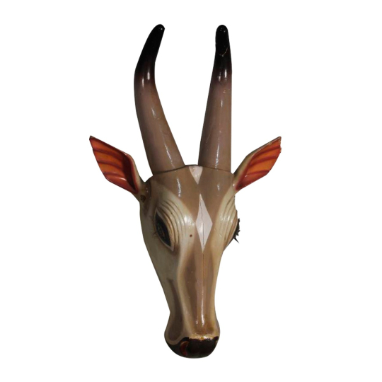 Morq Wooden Cow Head