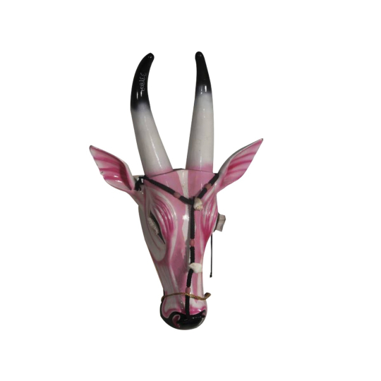 Brixa Wooden Cow Head