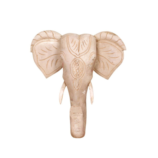 Sirin Wooden Elephant Head