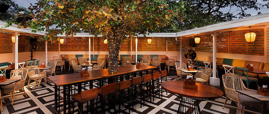 Al fresco dining furniture for outdoor restaurants and patios