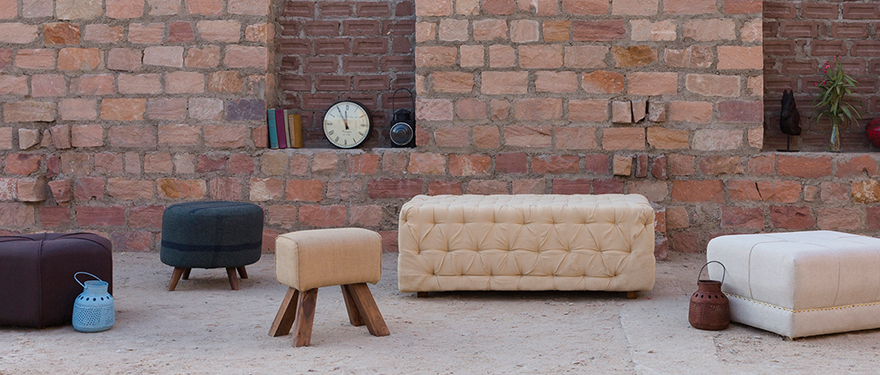 Stylish poufs and ottomans for flexible seating and home decor