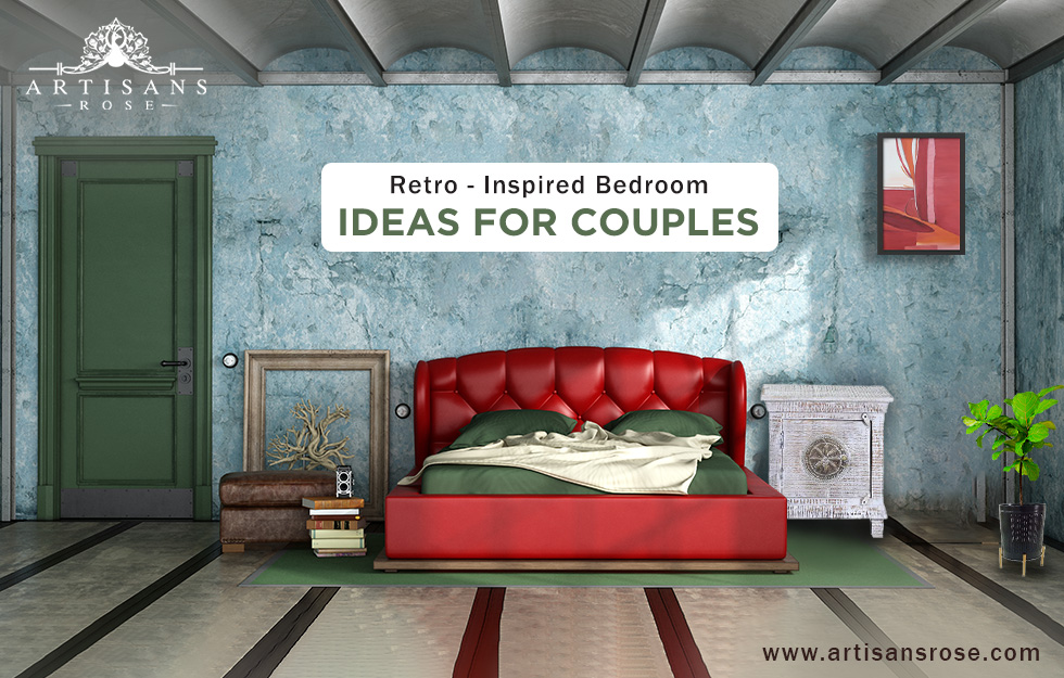 Vintage bedroom styling with classic furniture and warm accents