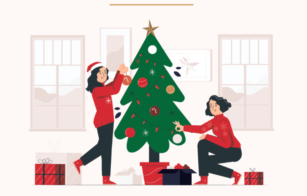 Festive Christmas home décor ideas with elegant holiday styling