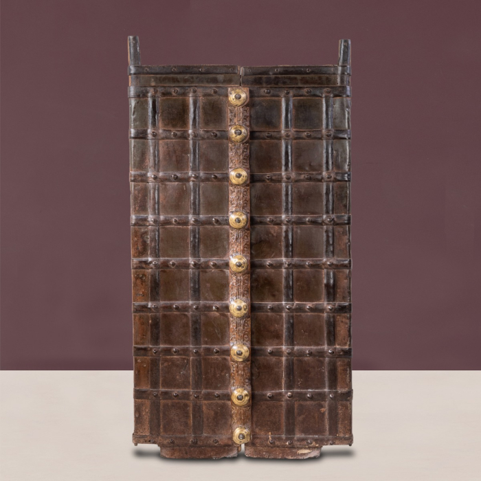 Handcrafted decorative wall frame with door‑inspired design