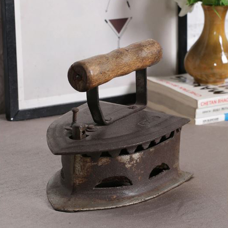 Pressing Matter vintage iron press decor with antique finish and rustic appeal